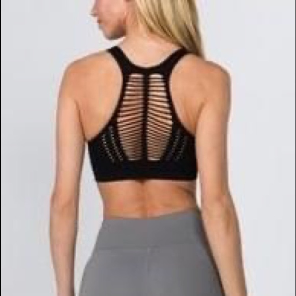 Macrame Cut Out Sports bra